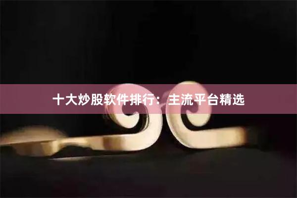 十大炒股软件排行：主流平台精选